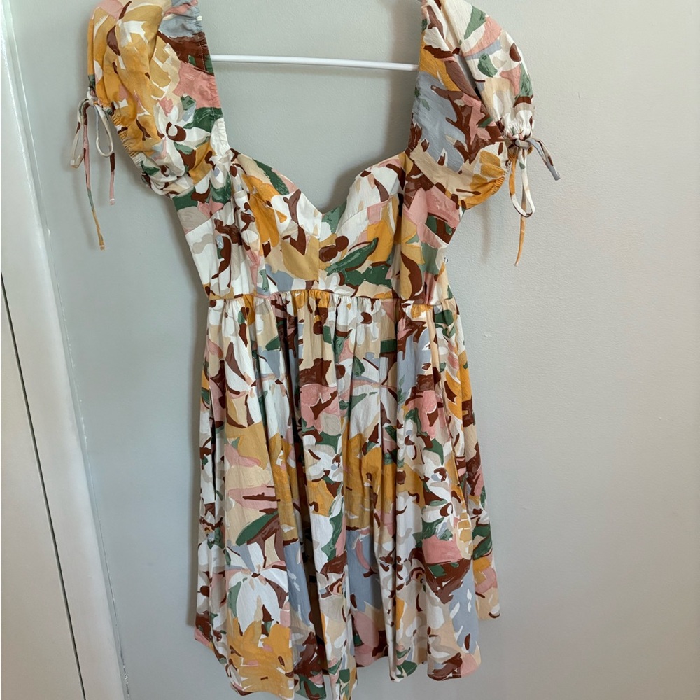 Abercrombie & Fitch Multicolor Floral Dress